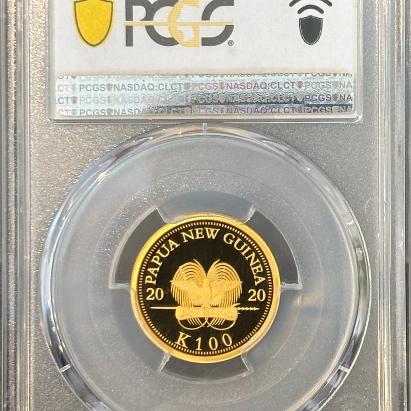 限定400枚】2020年 パプアニューギニア 100キナ金貨 PR70DCAM 極楽鳥 |