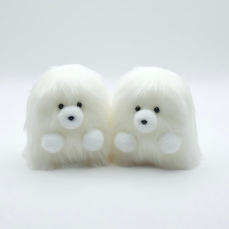ちいさいふわふわゆうれい犬
