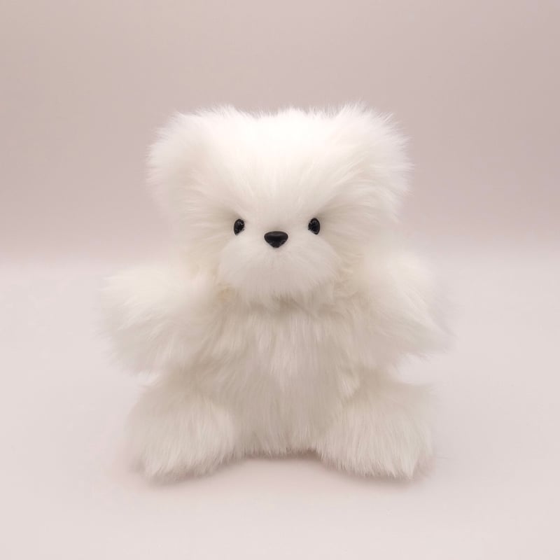 【misen2014 さま】vintage bear ❀ フワフワ 白くまさん ホワイトふわふわくまさん(テディベア/熊/クマ/ぬいぐるみ) | Pay ID