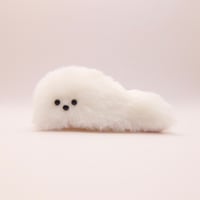 抽象的なふわふわアザラシ