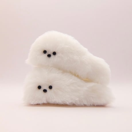 抽象的なふわふわアザラシ