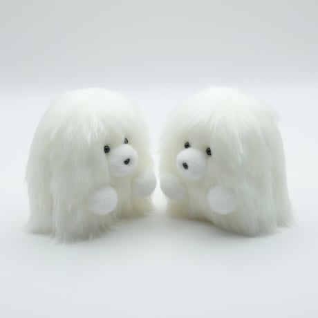 ちいさいふわふわゆうれい犬