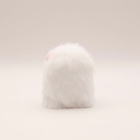 抽象的なふわふわハムスター白