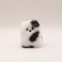 抽象的なふわふわハムスターぶち