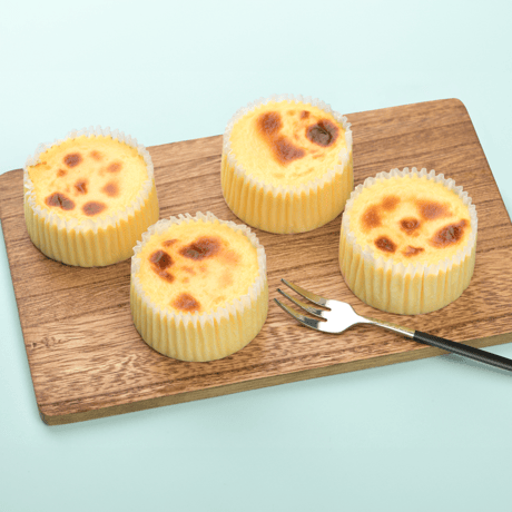 ミニバスクチーズケーキ4個セット