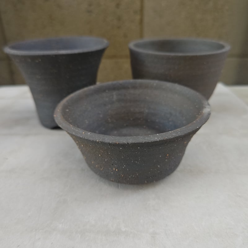 ランダム陶器鉢3点セット | いかれ植物屋 CrazyMenAdventure