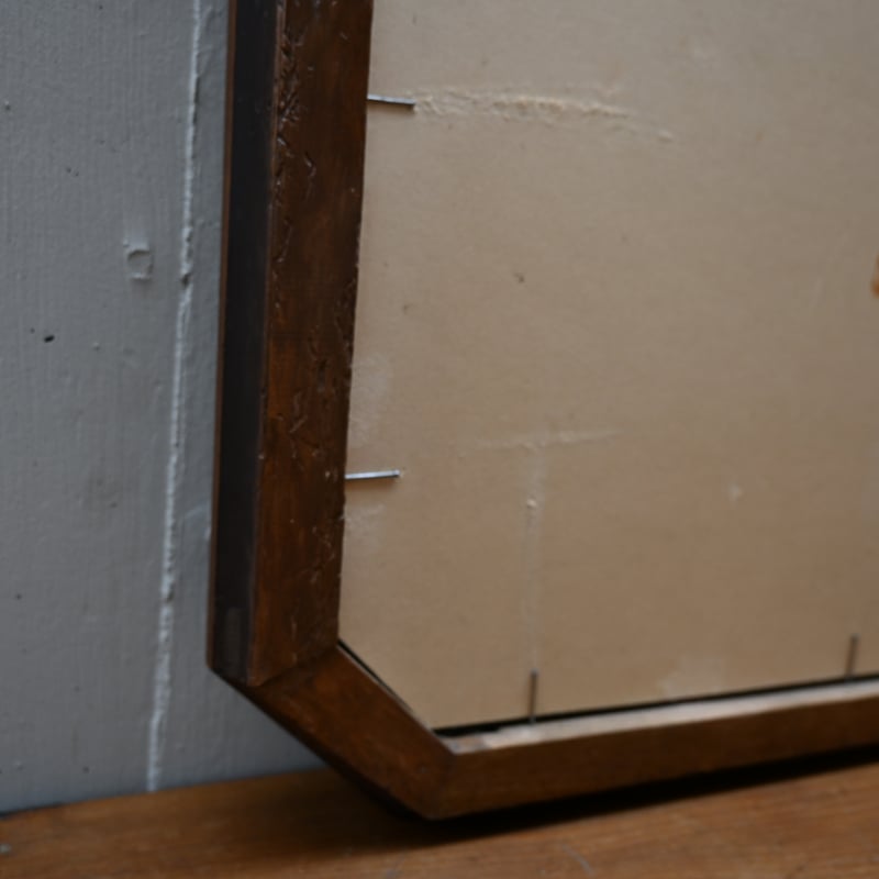 フランス アンティーク 八角形ウォールミラー 鏡 | landverse