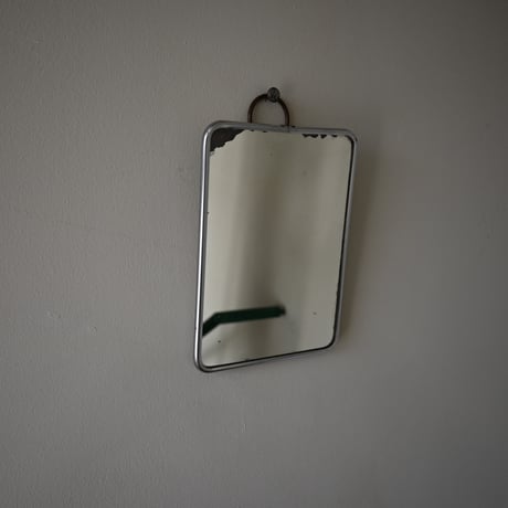 France Metal frame Stand＆Wall Mirror / フランス 古いメタルフレームのスタンドミラー＆壁掛けミラー  B