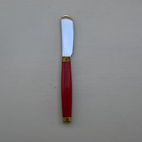 France Butter Knife / フランス 赤のバターナイフ E