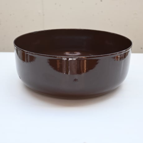 ARABIA FINEL Enamel BOWL (Brown)  / アラビア・フィネル  琺瑯ボウル（ブラウン）A