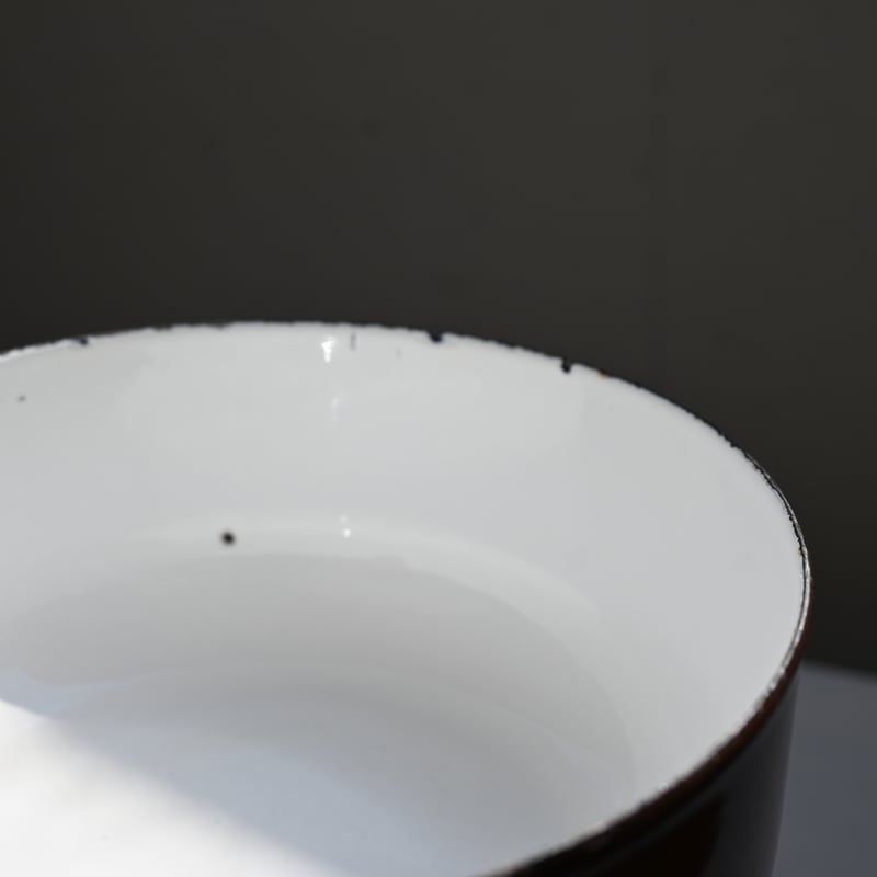 ARABIA FINEL Enamel BOWL (Brown) / アラビア・フィネル