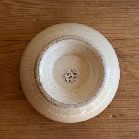 France Antique Cafe Bowl "moulin des loups" / フランス  カフェオレボウル ”ムーラン・デ・ルー”