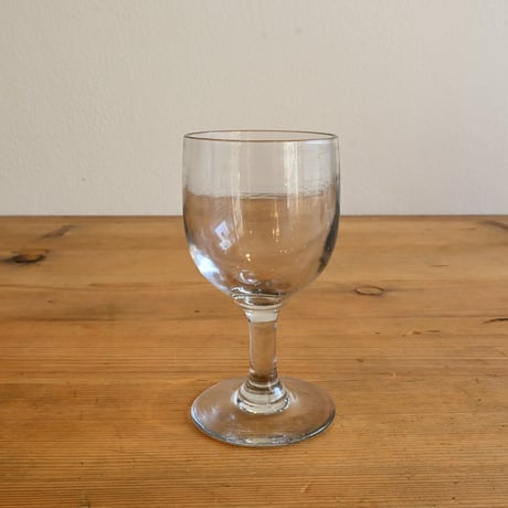 FRANCE Antique Wine Glass  / フランス アンティーク ビストロワイングラス  C