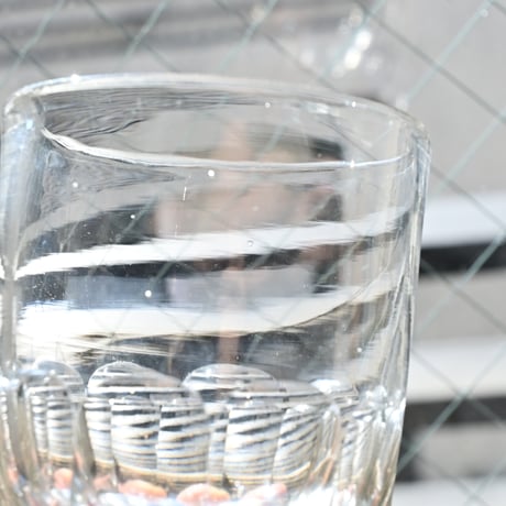 France Antique Cutting Glass / フランス アンティーク カッティングロックグラス