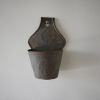 France  Tin Planter　/ フランス 古いブリキのプランター B