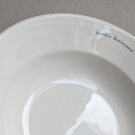 Finland ARABIA   / アラビア 青文字スーププレート φ:24cm A
