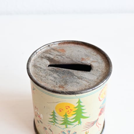 Sweden Tin piggy bank / スウェーデン ブリキの貯金箱