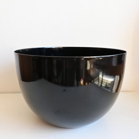ARABIA FINEL Enamel BOWL by Kaj Franck / フィネル カイフランク  琺瑯ボウル（ブラック）φ:21cm