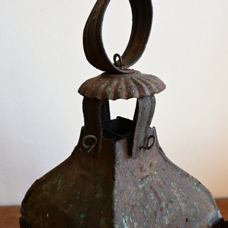 France Antiques Tin Lantern / アンティーク 教会のランタン