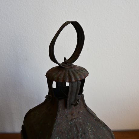France Antiques Tin Lantern / アンティーク 教会のランタン