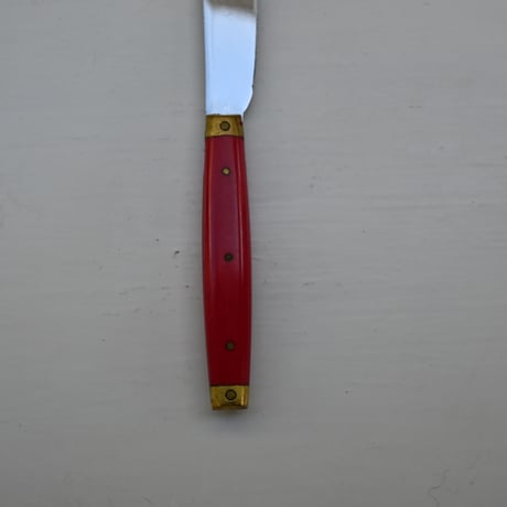 France Butter Knife / フランス 赤のバターナイフ E