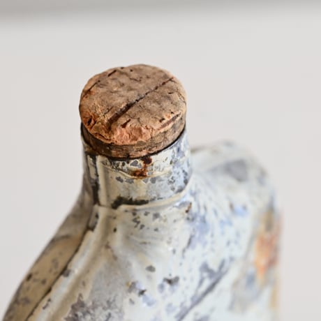 France Antique gunpowder Bottle  / フランス アンティーク 火薬ボトル（ホワイト）D