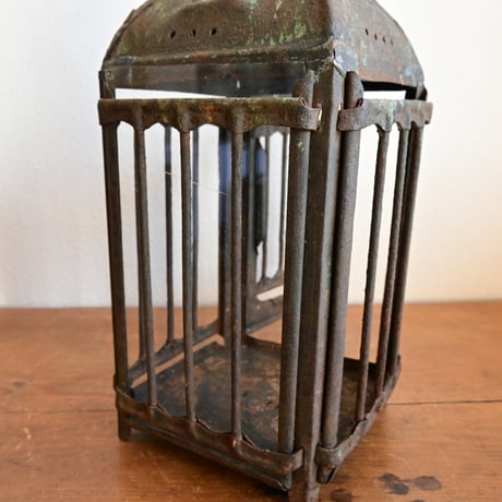 France Antiques Tin Lantern / アンティーク 教会のランタン
