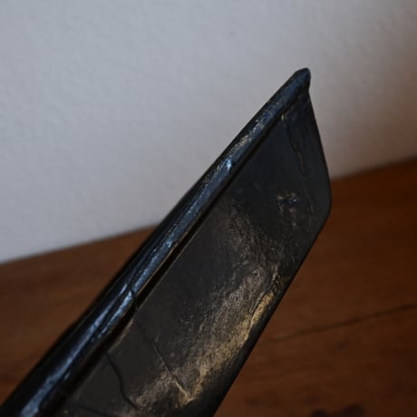 France Old square tray / フランス アンティーク 黒のスクエアトレイ