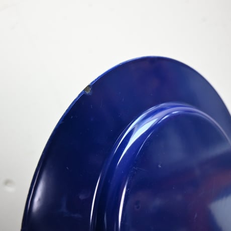 ARABIA FINEL Enamel plate Kaj Franck (BLUE)  / アラビア・フィネル カイフランク 琺瑯プレート（青) B