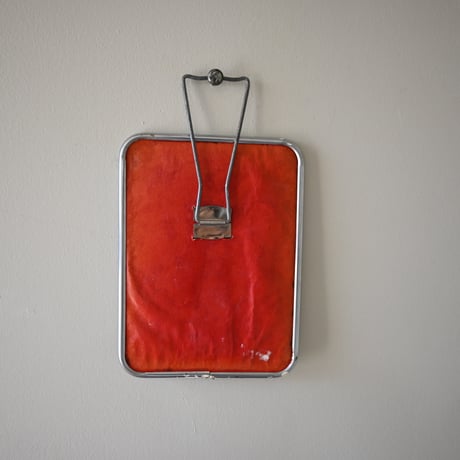 France Metal frame Stand＆Wall Mirror / フランス 古いメタルフレームのスタンドミラー＆壁掛けミラー C