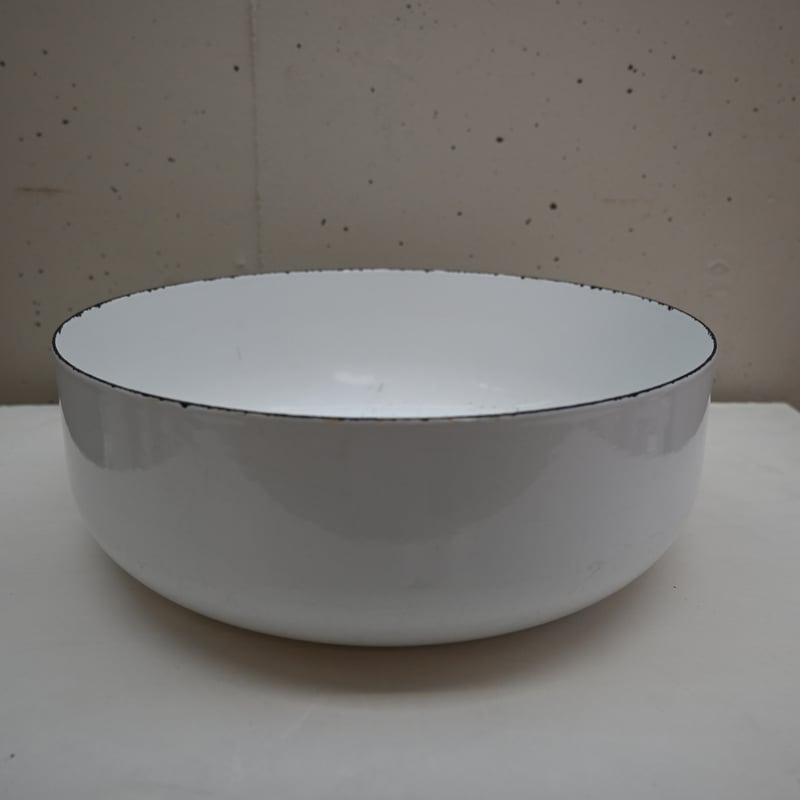 ARABIA FINEL Enamel BOWL (White) / アラビア・フィネル  