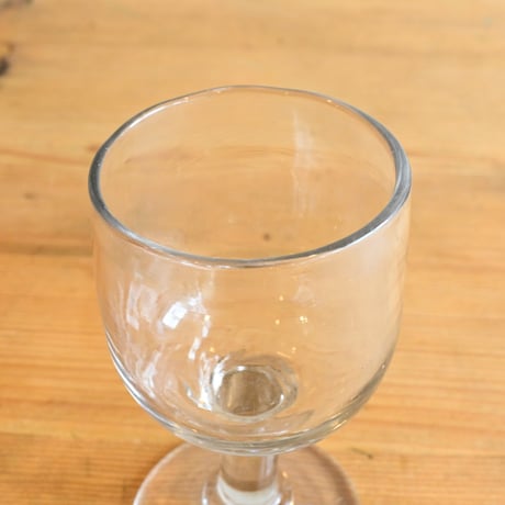 FRANCE Antique Wine Glass  / フランス アンティーク ビストロワイングラス  J