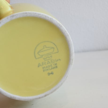 ARABIA KILTA Cup Kaj Franck (Yellow) / アラビア キルタ カップ カイフランク イエロー