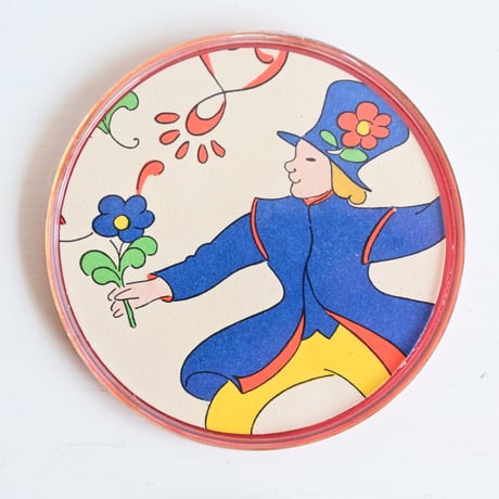 Sweden Coasters with pictures / スウェーデン 民族衣装が描かれたコースター