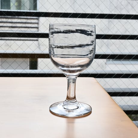 FRANCE Antique Wine Glass  / フランス アンティーク ビストロワイングラス  H