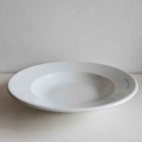 Finland ARABIA   / アラビア 青文字スーププレート φ:24cm B