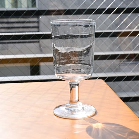 FRANCE Antique Wine Glass  / フランス アンティーク 筒型のビストロワイングラス C