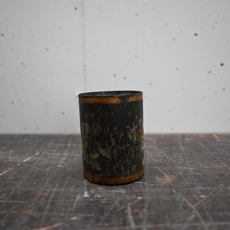 France Tin Can Objet / フランス 古いブリキの筒 A | landverse