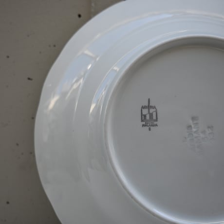 OLD ARABIA Soup plate / オールドアラビア  花リムの金彩スーププレート