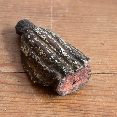 France Antique Wood Icon  / フランス アンティーク 木彫彩色の聖人像