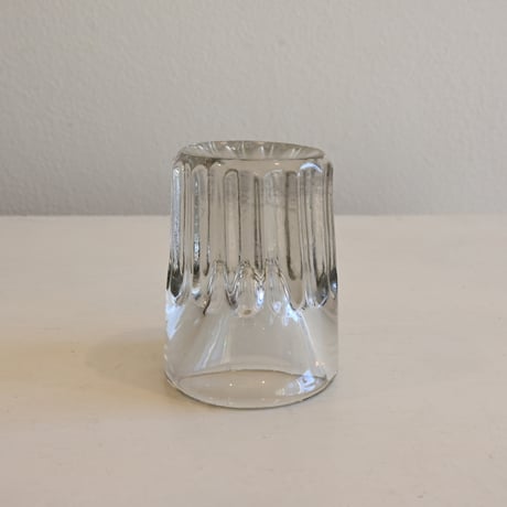 France Antique Shot Glass / フランス アンティーク トロンプルイユのショットグラス H:7cm