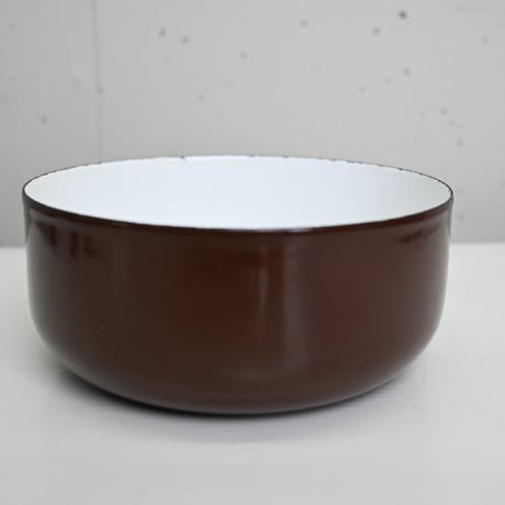 ARABIA FINEL Enamel BOWL (Brown)  / アラビア・フィネル  琺瑯ボウル（ブラウン）B