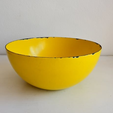 ARABIA FINEL Enamel BOWL / フィネル 琺瑯ボウル（イエロー）φ:18cm