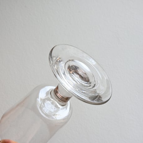 FRANCE Antique Wine Glass  / フランス アンティーク 円錐型ビストロワイングラス B