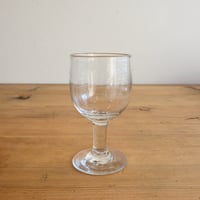 FRANCE Antique Wine Glass  / フランス アンティーク ビストロワイングラス  G