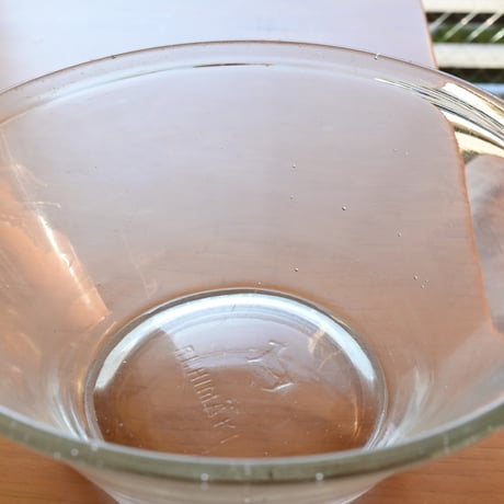 Finland Viili Astia RIIHIMÄKI Glass Bowl / リーヒマキのヨーグルトガラスボウル A