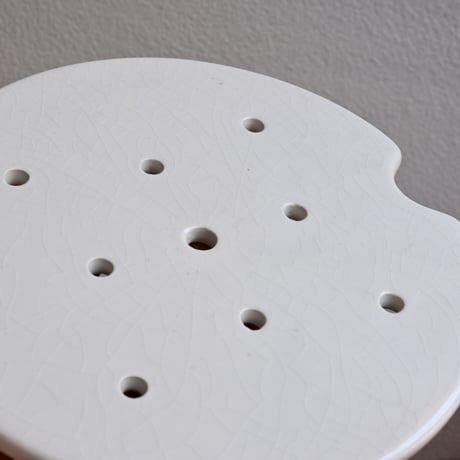 France Old Draining Plate  / フランス パックマン型 古い水切りプレート