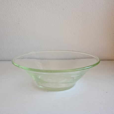 Finland Viili Astia RIIHIMÄKI Glass Bowl / リーヒマキのヨーグルトガラスボウル E
