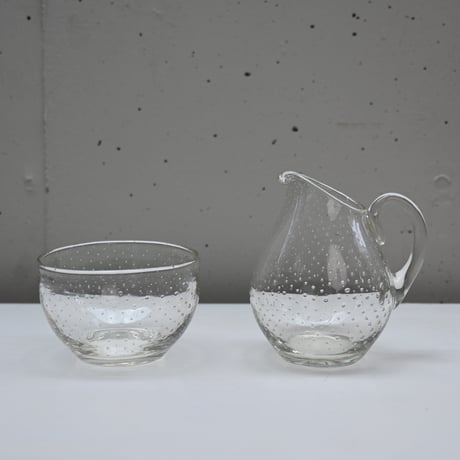 Nuutajarvi Gunnel Nyman GN28  CREAMER & SUGAR BOWL GN28 / ヌータヤルヴィ グンネル・ニューマン クリーマー＆シュガーボウル
