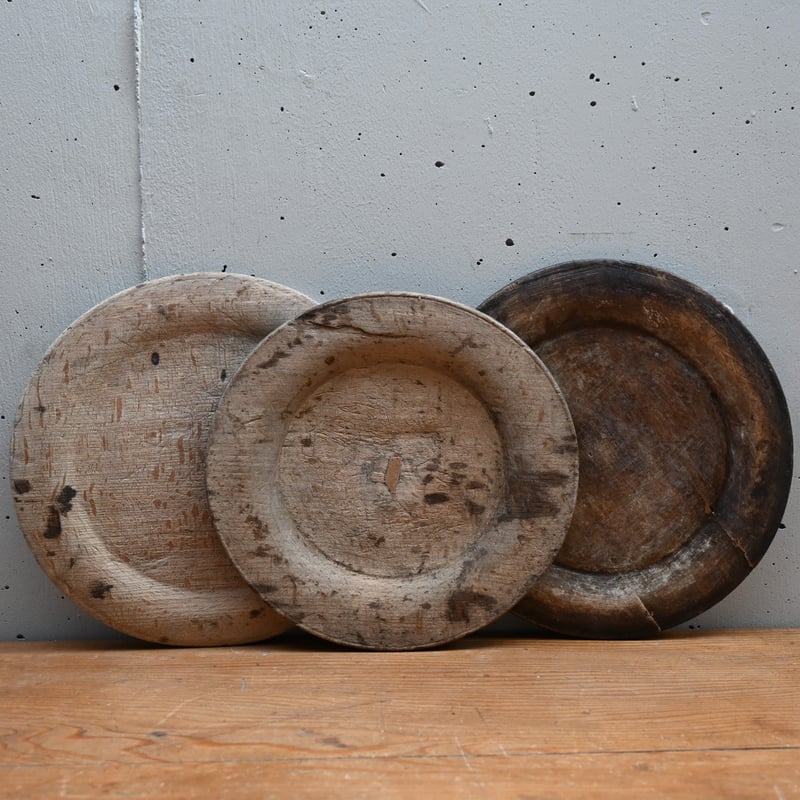 Sweden antique wooden plate / スウェーデン アンティーク 木の皿
